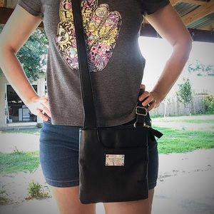 ❤️ Nine West Black Crossbody Purse Bag